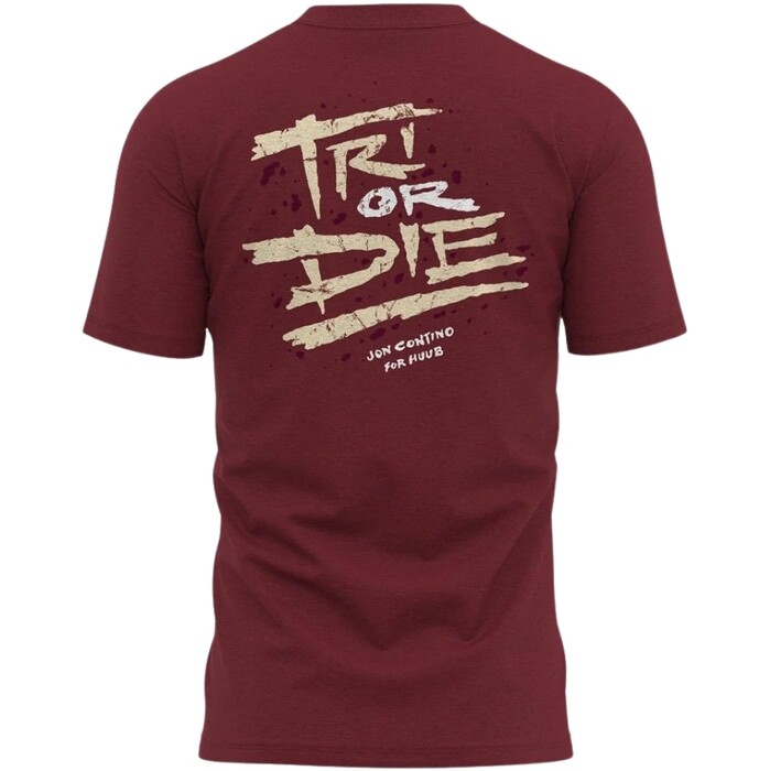 Huub 2024 Tri Or Die T-Shirt CONTTODMA - Maroon